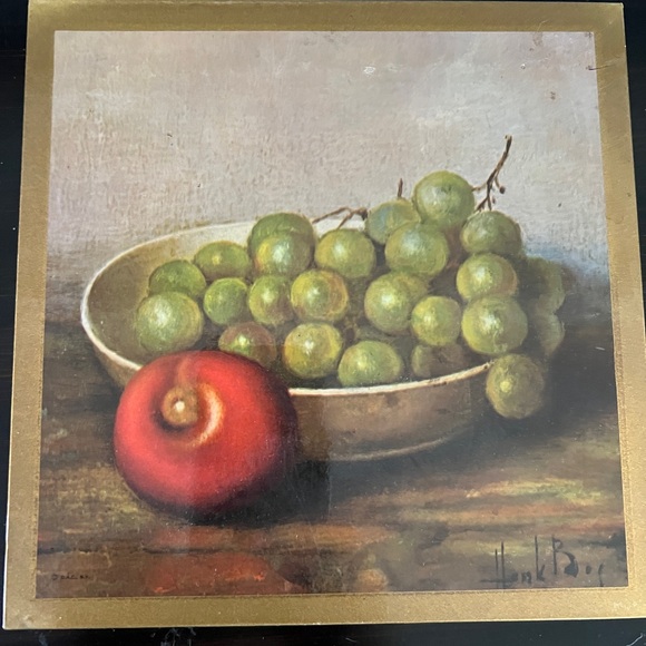 HANK BOJ FRUIT PRINTS , set of four vintage prints fruit still life. - Picture 5 of 12